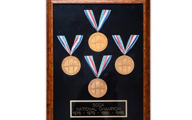 Four SCCA Road Atlanta National Champion Medals