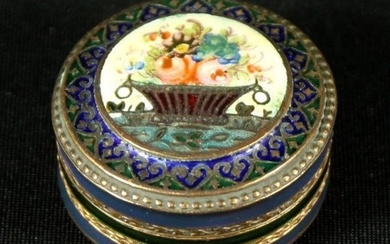 Framed Porcelain Sevres Style Plate