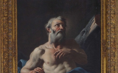 Francesco De Mura (Napoli 1696 – 1782), Sant’Andrea, XVIII secolo, olio su...