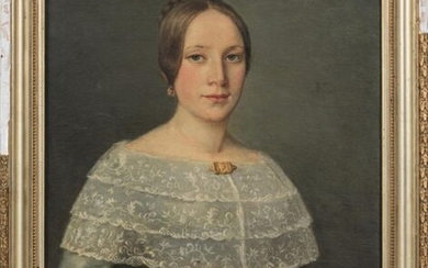 French school circa 1840 - "Portrait of a lady of...