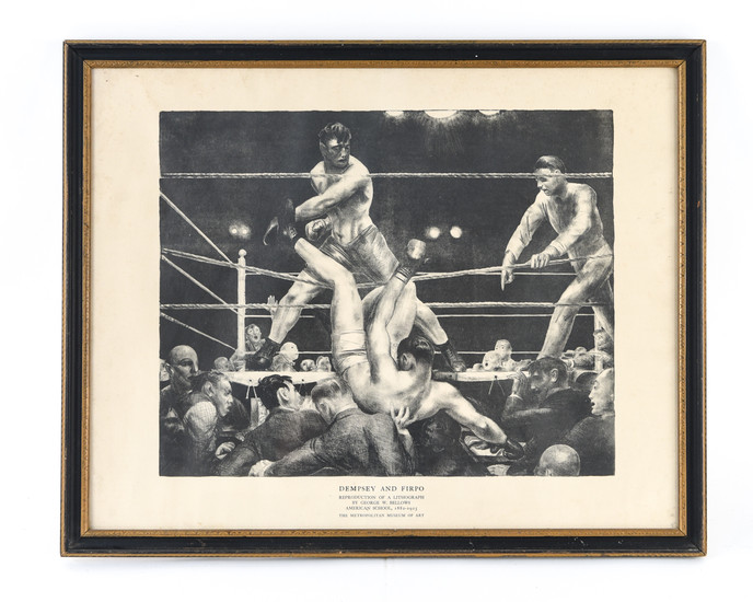 GEORGE BELLOWS OFF-SET LITHOGRAPH 1927