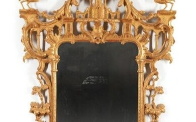 George III Chippendale Giltwood Mirror