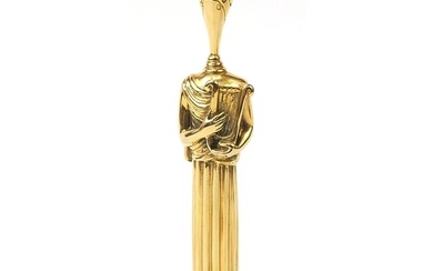 Giorgio de Chirico, Muse of the Music, Italian brass sculptu...