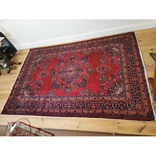 Good quality Persian hand knotted carpet square {297 cm L x ...