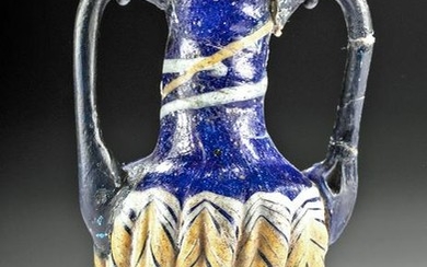 Greek Core-Form Glass Amphoriskos