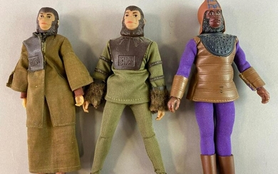 Group of 3 Mego Planet of the Apes Action Figures