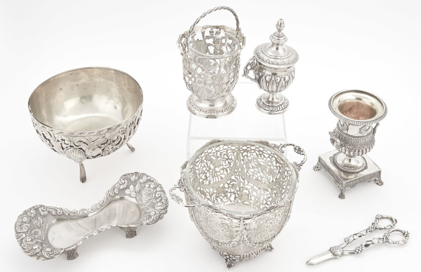Group of Continental Silver Table Articles