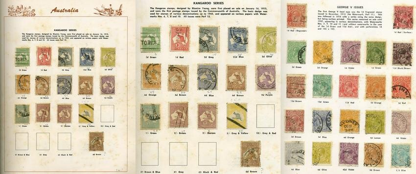 HUGE Rare Historical Australian Stamps (1913-70s)