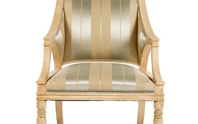 Hickory Chair Regency Style Upholstered Chair