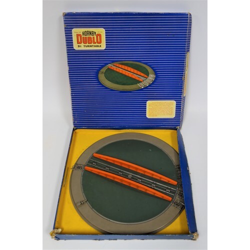 Hornby Dublo D1 Turntable, boxed, together with a Hornby Dub...
