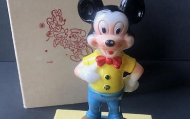 Ingersoll MICKEY MOUSE WRIST WATCH Plastic Figure Box Disney Works 1960