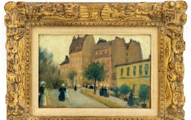 J.F. Burns 20th Century Impressionist Oil Painting