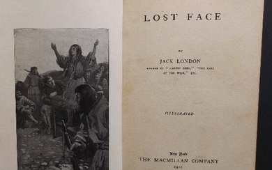 Jack London, Lost Face, To Build a Fire, 1stEd. 1910