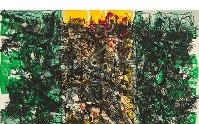 Jean Paul Riopelle, RCA (1923-2002), Canadian, TRIPTYQUE OR