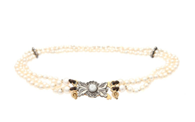 Jewellery Pearl bracelet PEARL BRACELET, 18K gold and white go...