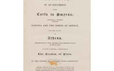 [Joliffe, Thomas R.] Narrative of an Excursion from
