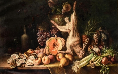 Jos van Genegen (1857-1936), still life, 81 x 120 cm