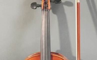 Josef Kantuscher Mittenwald 4/4 Violin + K.W. Uebel Bow