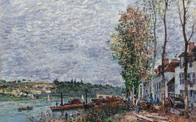 Jour de brouillard sur la Seine, Saint-Mammès , Alfred Sisley