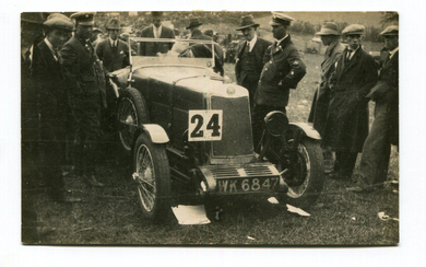 LEA FRANCIS. A group of 18 postcards, photographs and later prints of Lea Francis motor cars, includ