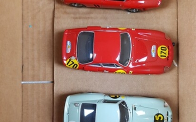 LOT de 4 véhicules échelle 1/43 métal : 1x Annecy Miniatures Ferrari 330 P4 maquette...