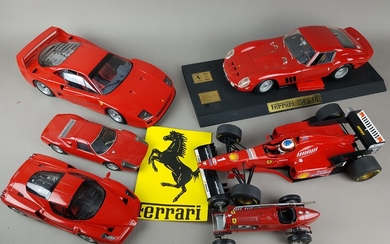 LOT de véhicules métal, différentes échelles, différentes marques : 1x Paul's Model Art Ferrari F310...