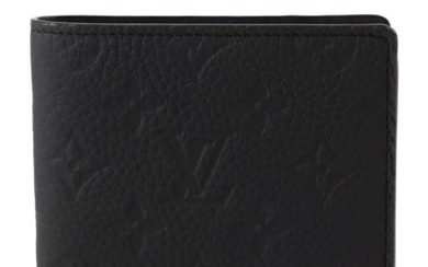 LOUIS VUITTON Louis Vuitton Portefeuille Multiple Monogram Bi-fold Wallet M82072 Taurillon Leather