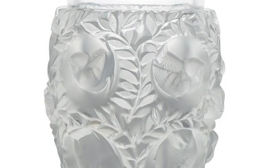 Lalique "Bagatelle" Frosted Glass Vase