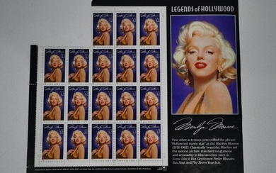 Legends of Hollywood Marilyn Monroe Stamps