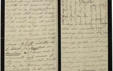 Lincoln, Mary Todd. Three autograph letters to Sally Orne, Frankfurt, [Germany], October-November 1869