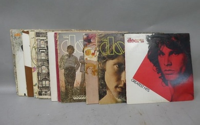 Lot 9 The Doors & Led Zeppelin Assorted LP Record Vinyl Albums