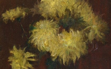 Louise Ellen Perman, Scottish 1854-1921- Floral still life; oil on canvas, signed lower left, 46 x 35.5 cm