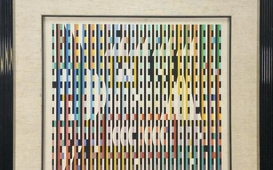 MANNER OF YAACOV AGAM SERIGRAPH