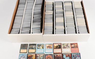 Magic: The Gathering Trading Cards with Storage Boxes, 1990s–2010s