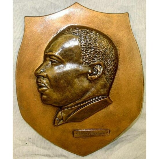 Martin Luther King Wall Sculpture Plaque