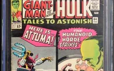 Marvel Comics TALES TO ASTONISH #64, CGC 4.0