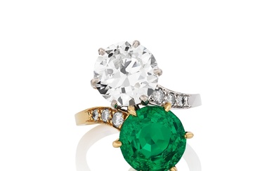 Meister, Emerald and diamond ring