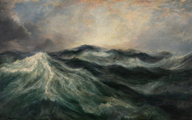 Mid-Atlantic Seascape, 1914,Thomas Moran