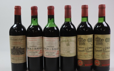 Mixed Lot Bordeaux 1960/1972/1979