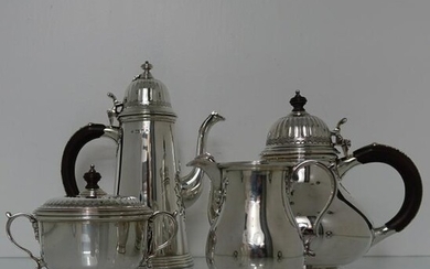 Modern 20th Century Sterling Silver Tea & Coffee Set