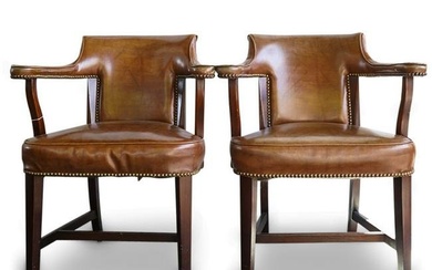 Myrtle Desk Leather Armchairs