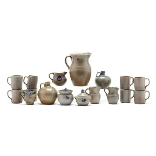 NC Pottery, Salt-Glazed Tableware, Ben Owen Master