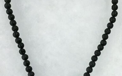 Necklace w/Native American Bird Stone Pendant.