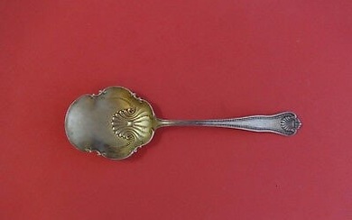 Newport Shell by Frank Smith Sterling Silver Berry Spoon AS GW with Design 9"