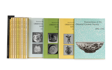 [ORIENTAL CERAMIC SOCIETY] A group of transactions of the Oriental Ceramic Society, comprising