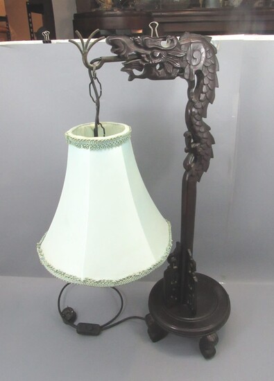Old Impressive Chinese Table Lamp