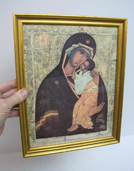 Older Framed Print of Mary - Madonna & Child 13 1/4" x