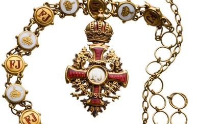 Order of Franz Joseph - a miniature of the Knight's Cross on a chain