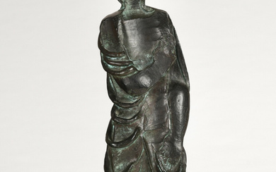 Ossip Zadkine France / 1890 - 1967 Figurine drapée (1929)