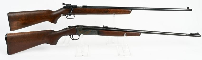 PAIR OF CABIN RIFLES. SAVAGE & WINCHESTER